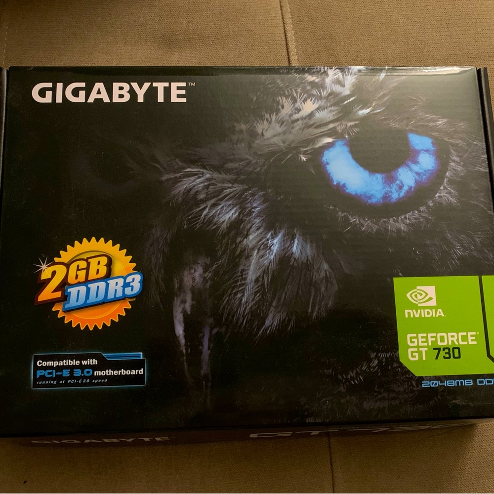 Gigabyte GeForce GT 730 2GB 64-bit DDR3, GV-N730D3-2GI REV3.0 Graphic Cards